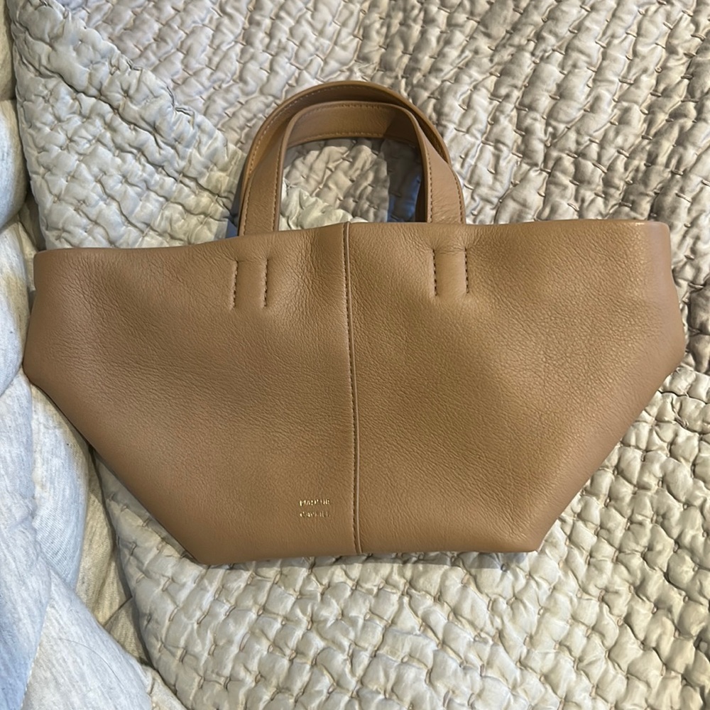 Mansur Gavriel Tan Leather Tote